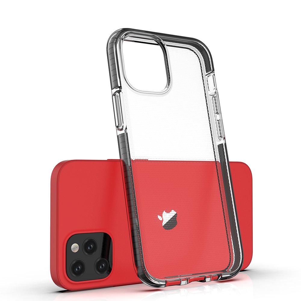 Spring clear TPU vāks Apple iPhone 12 Mini - dzeltena