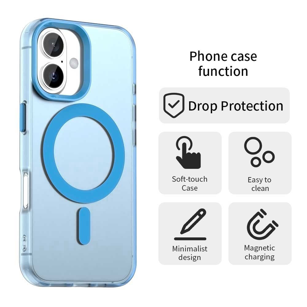 Techsuit - CandyCase MagSafe vāciņš priekš Apple iPhone 17 - violeta