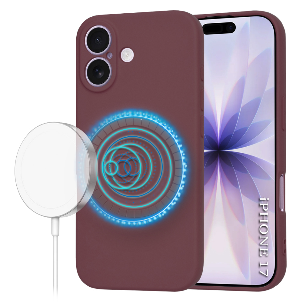 Techsuit - SoftFlex MagSafe apvalks Apple iPhone 17 - melna