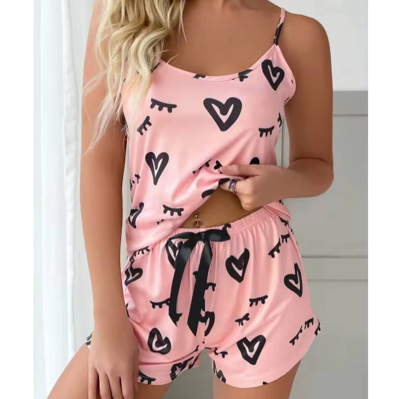 Īsa sieviešu pidžama HE-30883 - Zila / XL