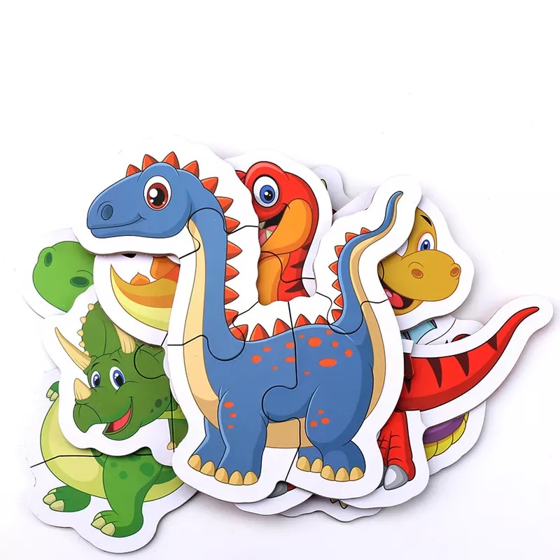 Bērnu koka puzzle-Dinozauri