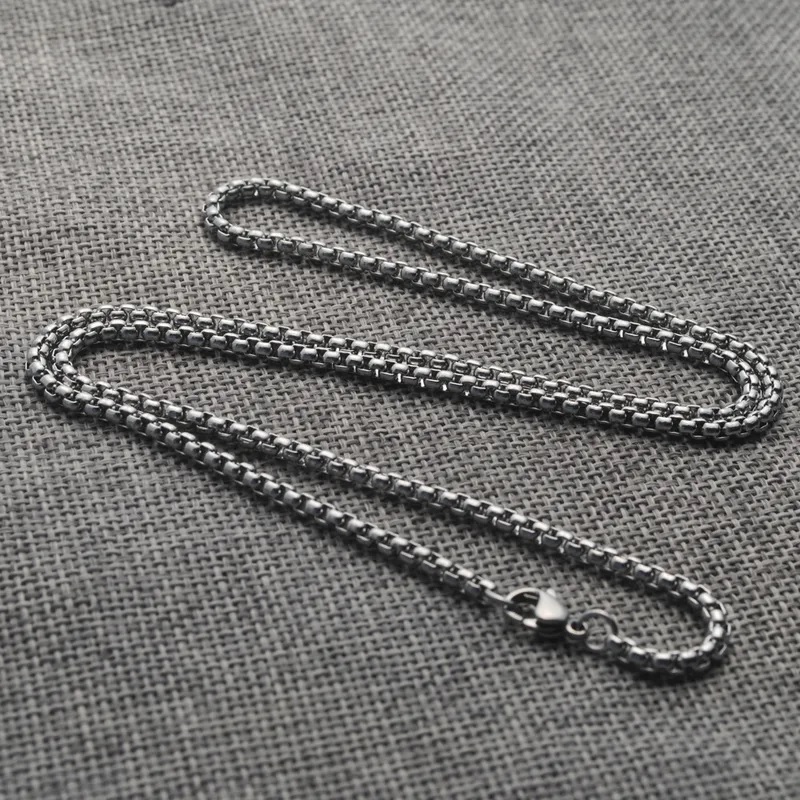 Ķēdīte TA-34759 - Melna / 50cm / 3mm