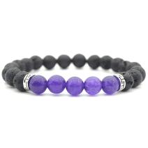 Rokassprādze OR-33391 - Melna / Violeta