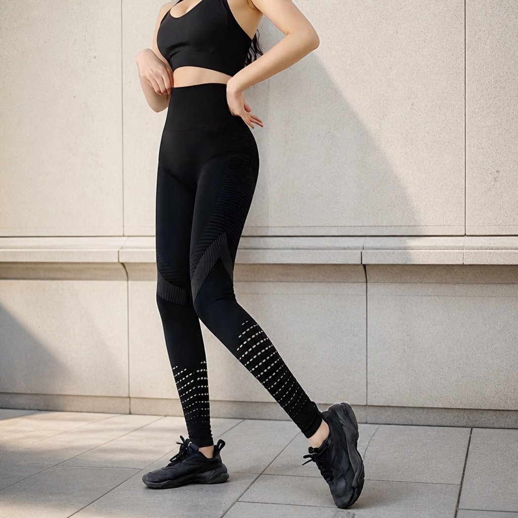 Fitness legingi - Melni / L